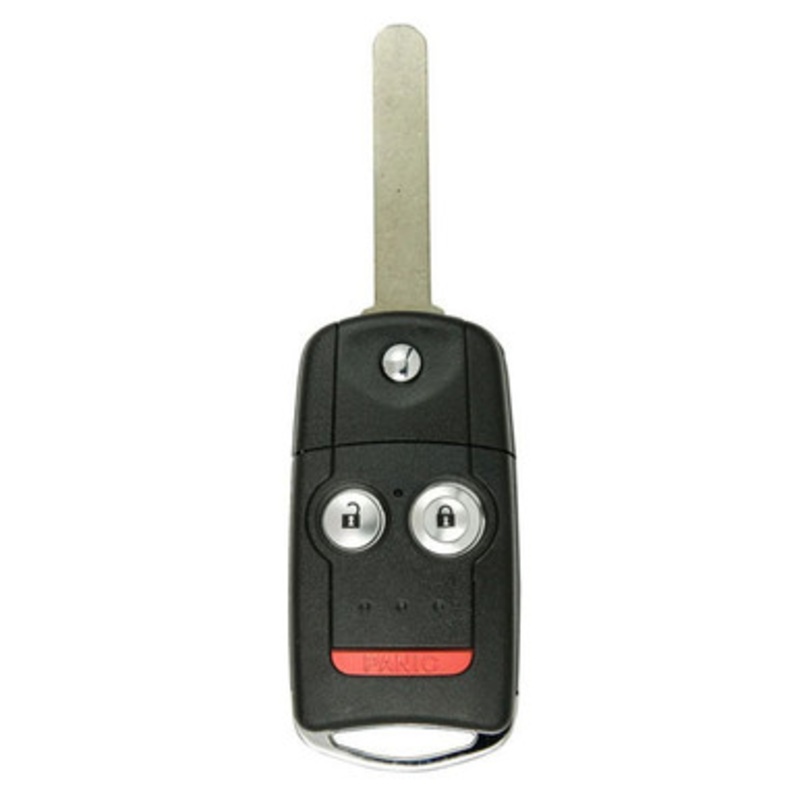 Acura 3 Button No Memory Remote Flip Key N5F0602A1A, 35111-STK-315, 315 MHz – Refurbished, Recase