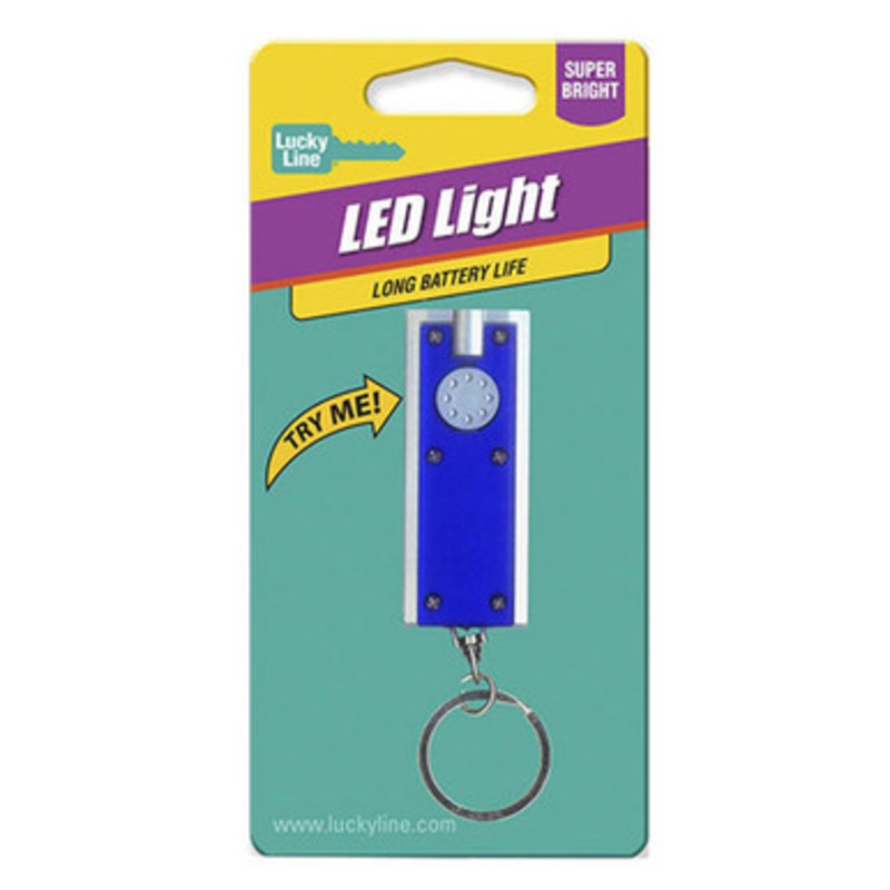 Lucky Line LED Light FLAT Style ASSORTED – 5 Pcs – Carded