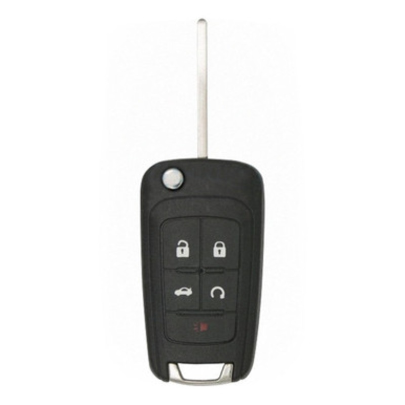 GMC 5 Button Non-PEPS Remote Flip Key OHT01060512, 13501514, 315 MHz – New, OEM