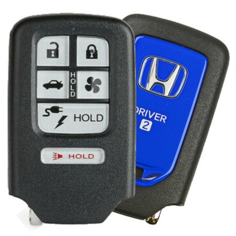 Honda 6 Button Driver 2 Smart Key KR5V2X (V42), 72147-TRW-A22, 433 MHz – Refurbished, Grade A