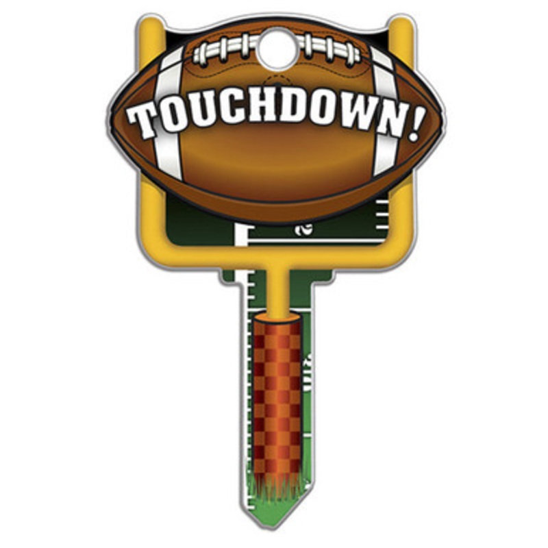 Lucky Line Key Shapes Football  – 5 Pack – Kwikset KW