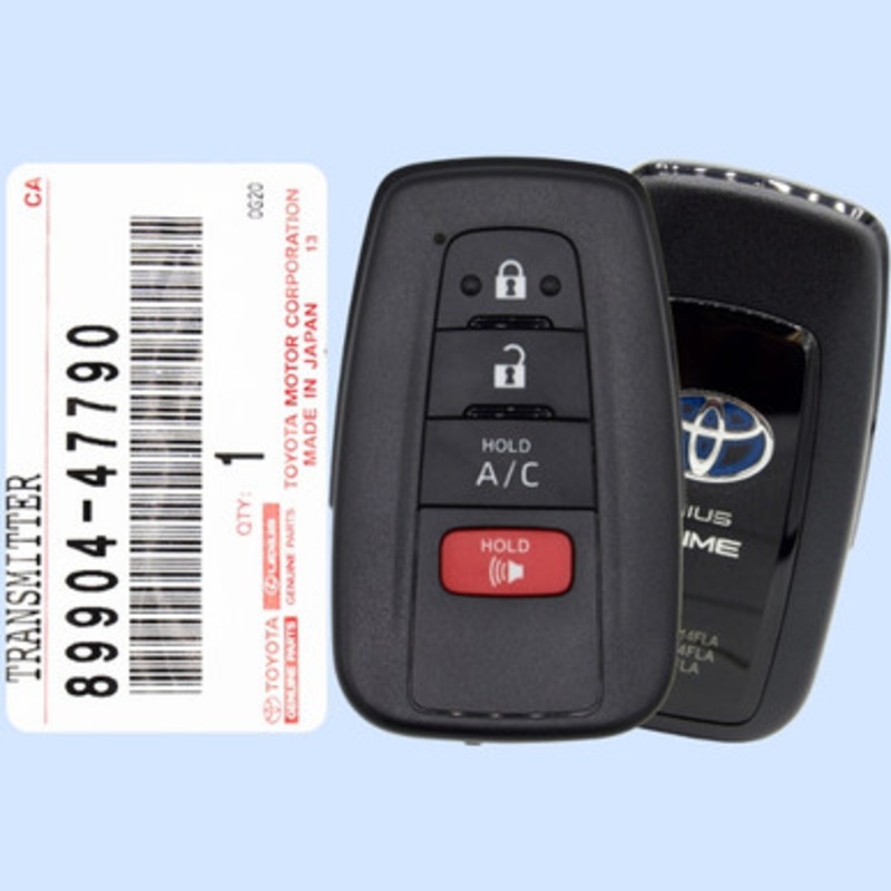 Toyota Prius Prime 4 Button Proximity Smart Key HYQ14FLA, 89904-47790, 315 MHz – New OEM