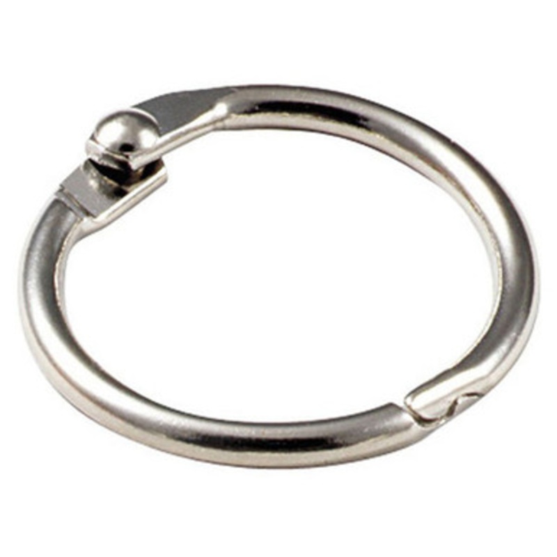 Lucky Line 1  METAL BINDER RINGS – 50 Pcs – Display Box