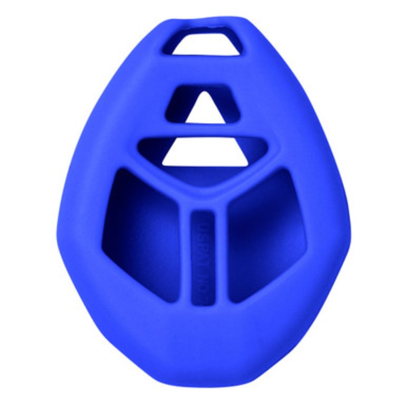 Replacement Silicone Jacket Keyless Remote Cover MITP24 for Mitsubishi 4 Button Remote Key FCC ID: OUCG8D-620M-A – Blue