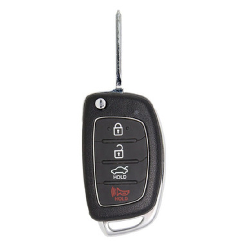 Hyundai 4 Button Remote Flip Key TQ8-RKE-4F16, 95430-C1010, 433 MHz – Refurbished, Grade B