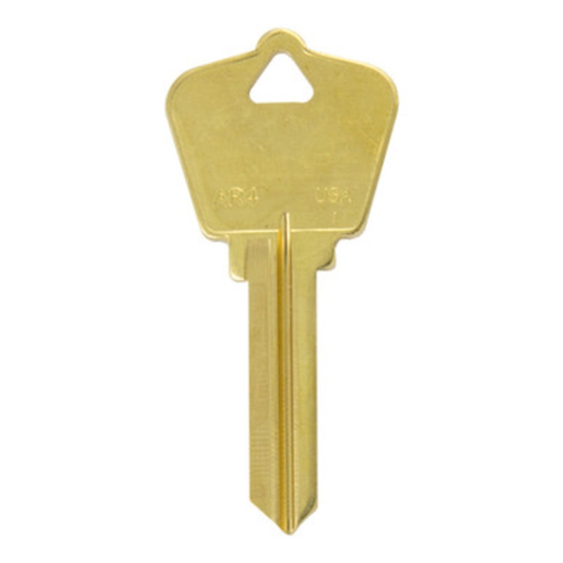 ILCO AR4 1179A Key Blank for Arrow Locks – Brass – 50 Pack