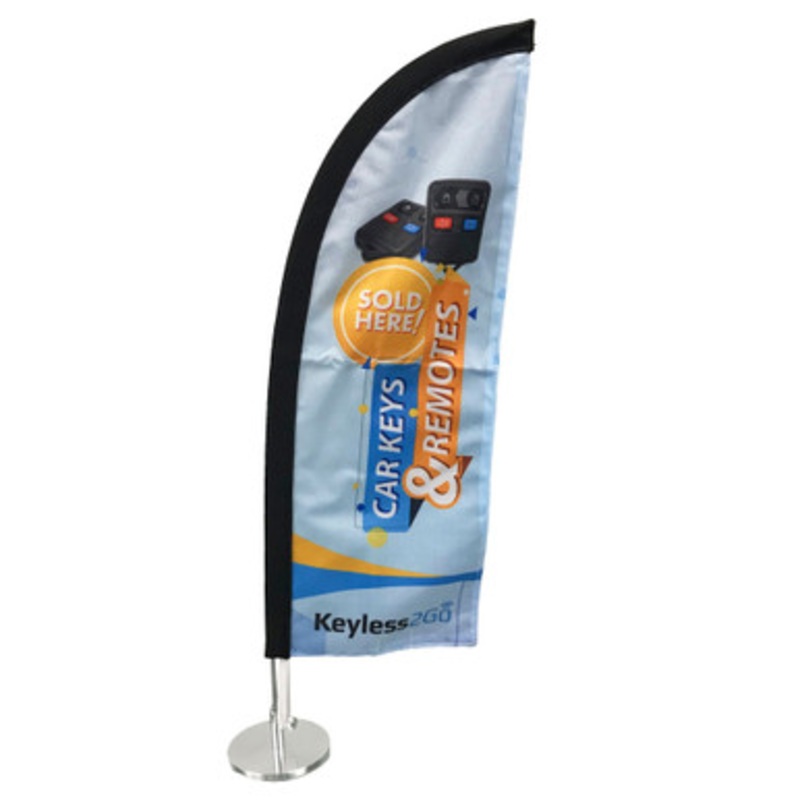 Keyless2Go Promotional Desk Flag 17-inch Double-Sided
