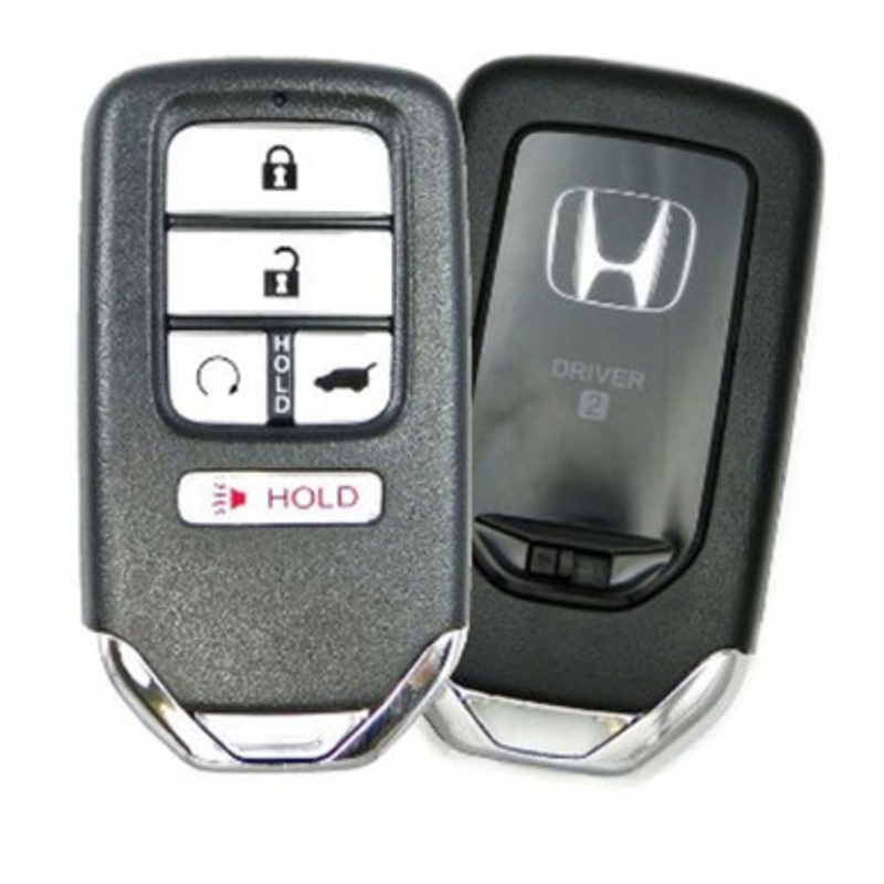 Honda 5 Button Smart Key Driver 2 KR5V2X V44, 72147-TG7-A41, 433 MHz – Refurbished, Grade A