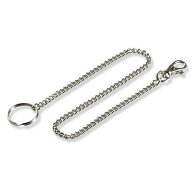 Lucky Line 18-inch Pocket Chain with Trigger Snap Nickel – 1 Pcs – Industrial Pack