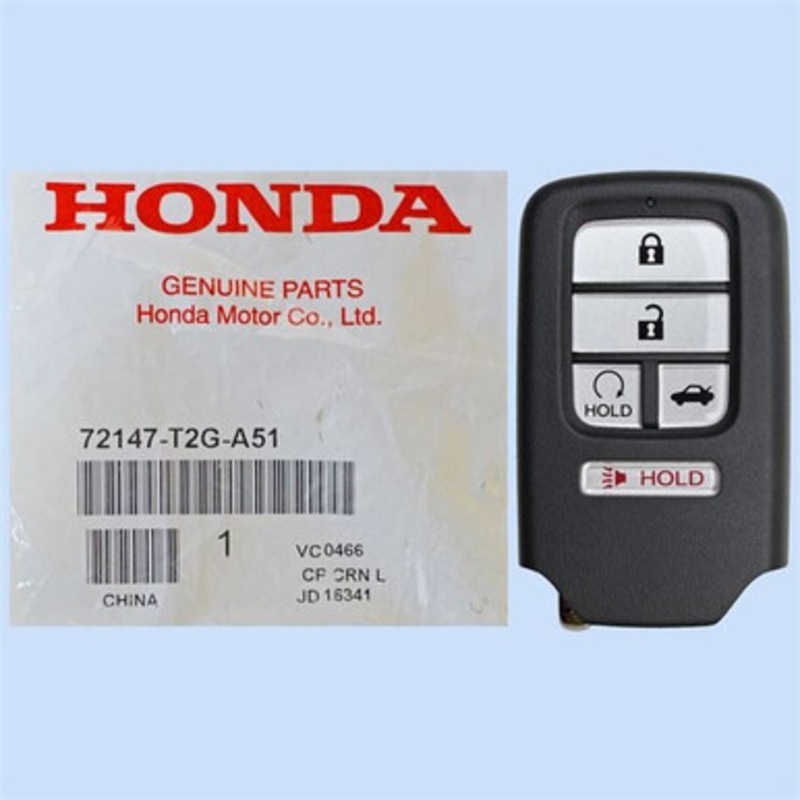 Honda 5 Button Driver 2 Smart Key ACJ932HK1310A, 72147-T2G-A51, 433 MHz – New, OEM