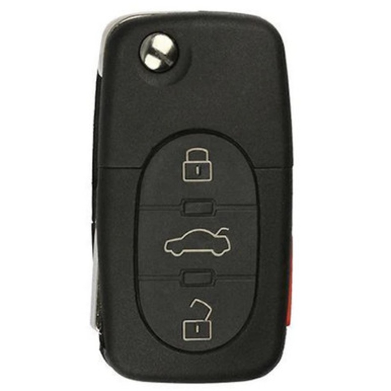 Volkswagen 4 Button Remote Flip Key NBG8137T, 1J0959753F, 315 MHz – Aftermarket