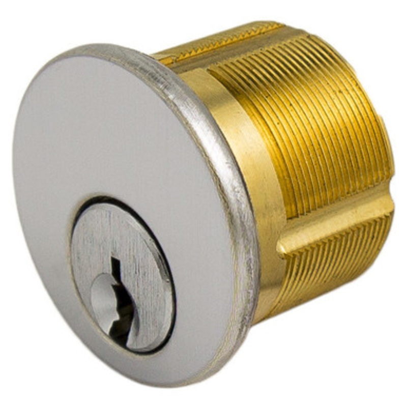 GMS 1 Mortise Cylinder 5-Pin Yale 8 (Y1) US26D Keyed-Alike A2 AR Cam