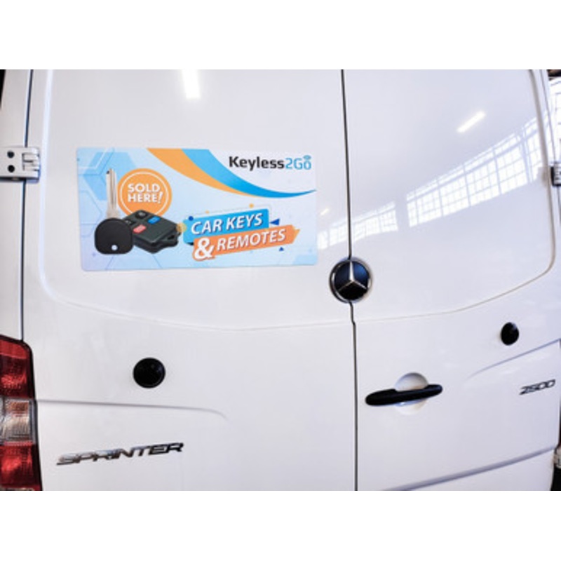 Keyless2Go Promotional Car Magnet 12 x 24 Sign
