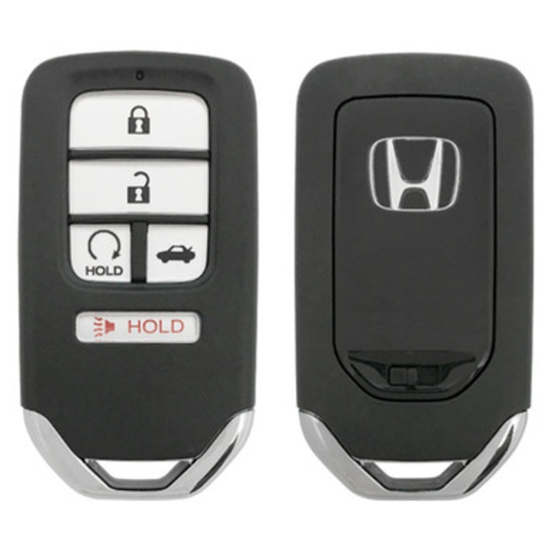 Honda 5 Button No Memory Smart Key ACJ932HK1310A, 72147-T2G-A31, 433 MHz – Refurbished, Grade A