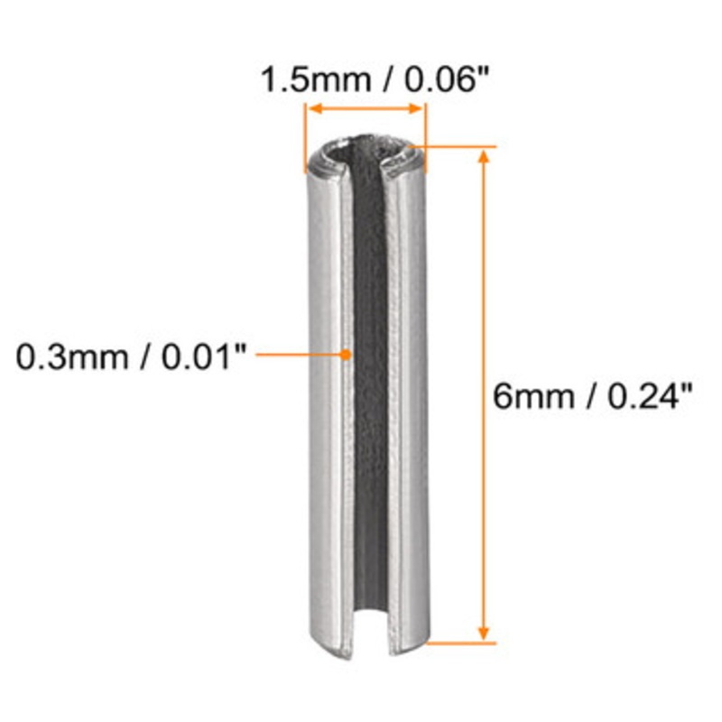 Ford/GM Roll Pins 1.5mm X 6mm (ROLLPIN4) – Pack of 100