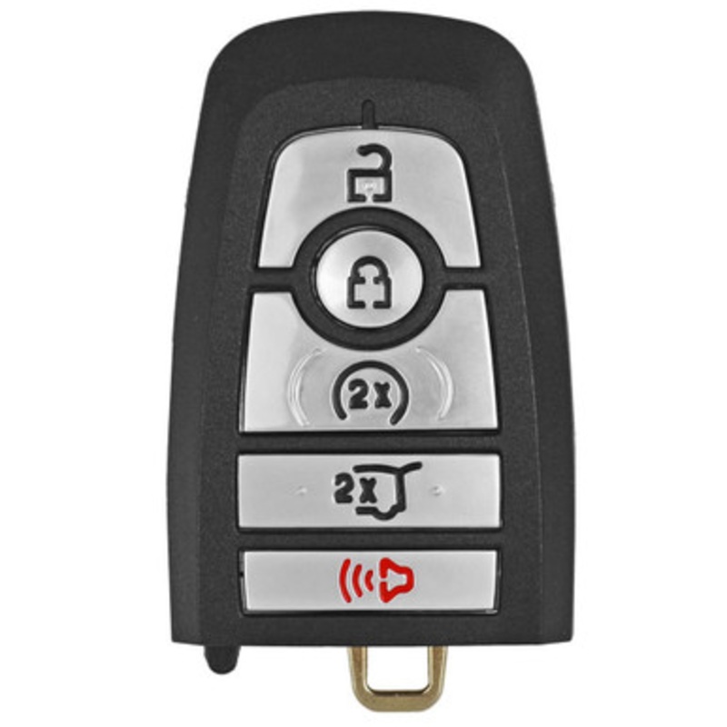 Ford Lincoln 5-Button Smart Key 2-Way M3N-A2C931426 164-R8198 902 MHz, Refurbished Recase