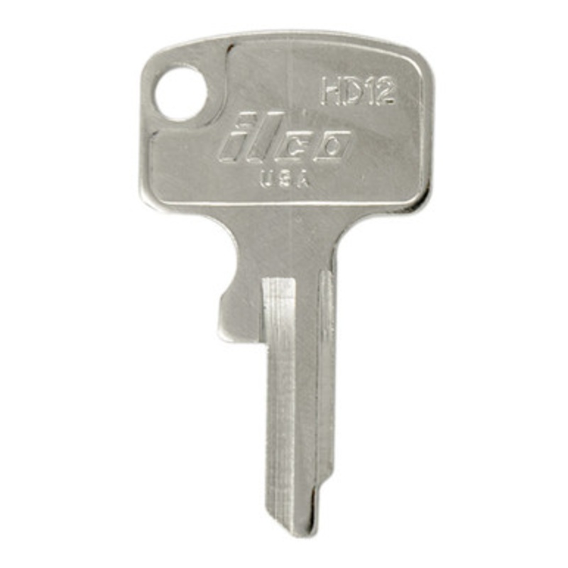 ILCO AF8899002 HD12 Motorcycle Mechanical Key, Pack of 10