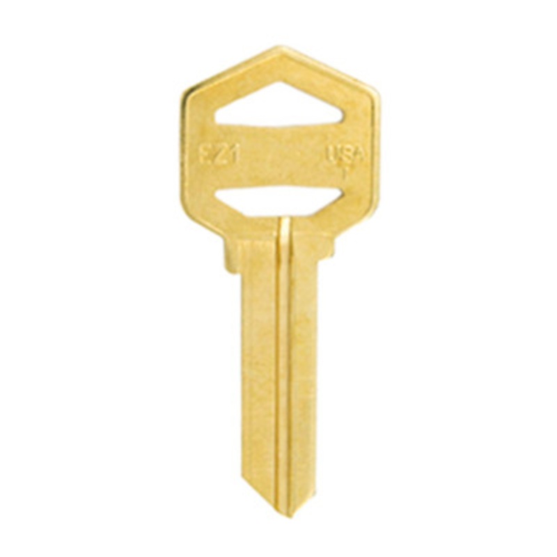 ILCO EZ1 1522 Key Blank For EZ And Import Locksets – Brass – 50 Pack