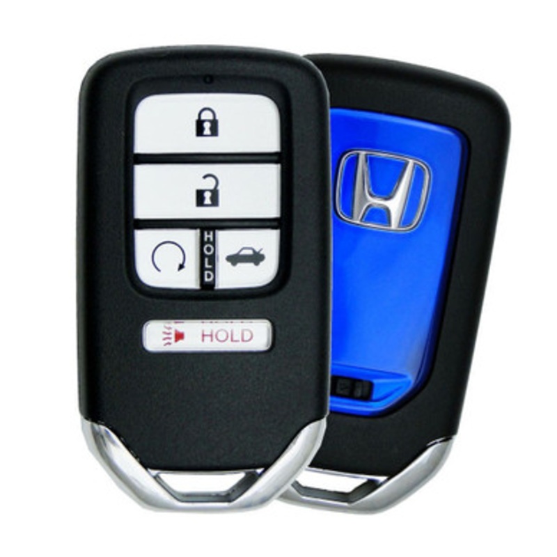 Honda 5 Button No Memory Smart Key CWTWB1G0090, 72147-TWA-A11, 433 MHz – Refurbished, Grade A