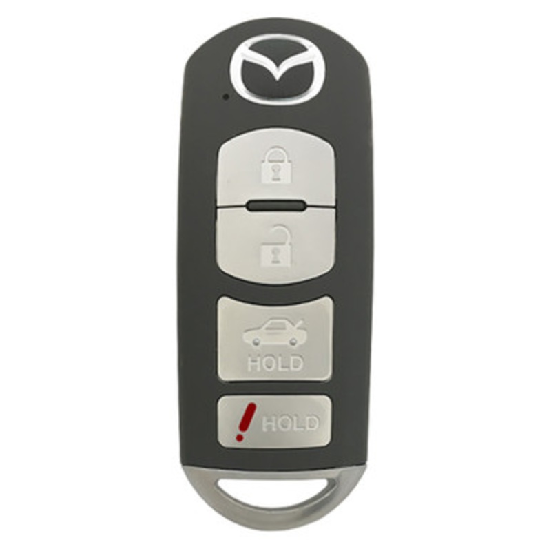 Mazda 4 Button Smart Key WAZX1T768SKE11A03, BBY2-67-5RY, 315 MHz – Refurbished, Grade A
