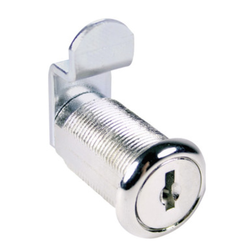 CompX C8053 Disc Tumbler Cam Lock 1-3/16, KD Keyed Differently, 14A Bright Nickel
