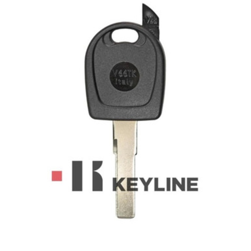 Keyline BHU66AT6 V66TK Chipless Key POD Shell High Security for Volkswagen Audi HU66 – 5 Pack
