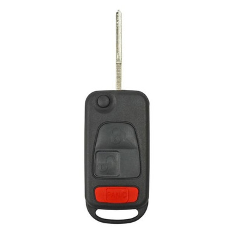 Mercedes 3 btn Flip Key Shell