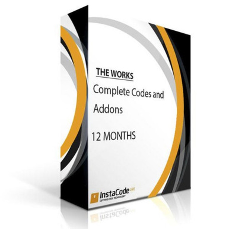 InstaCode Software Live The Works – 12 Months