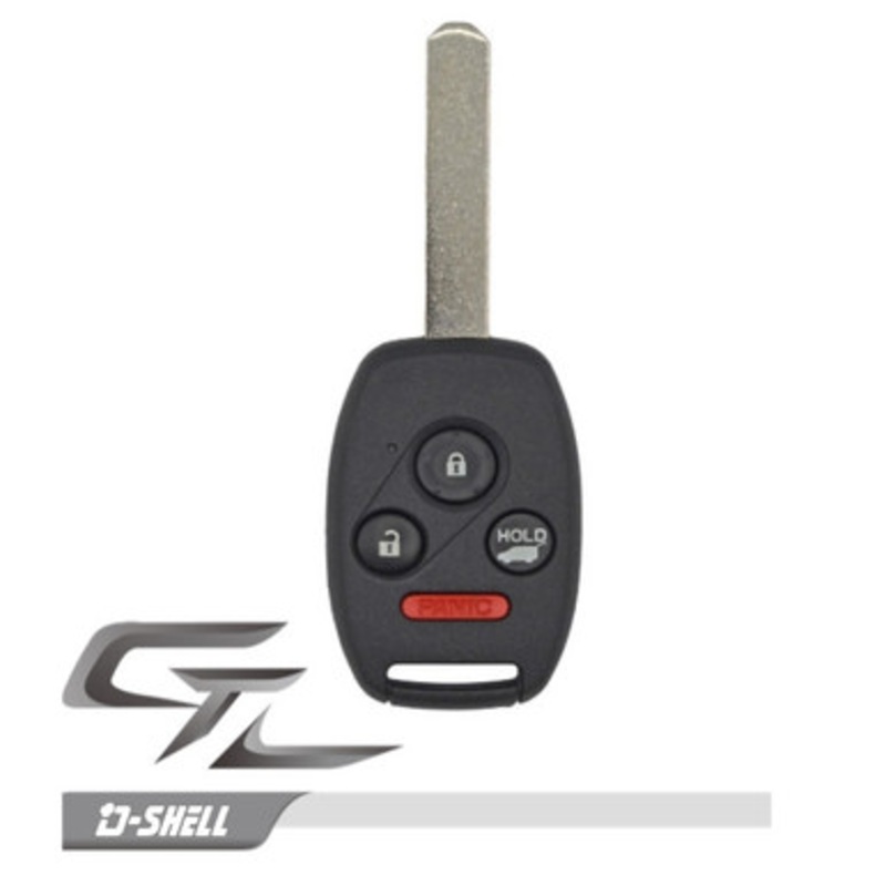 Honda 4 Button No Memory Remote Head Key KR55WK49308, 35118-SZA-A51, 315 MHz – Refurbished, Recase in Durashell