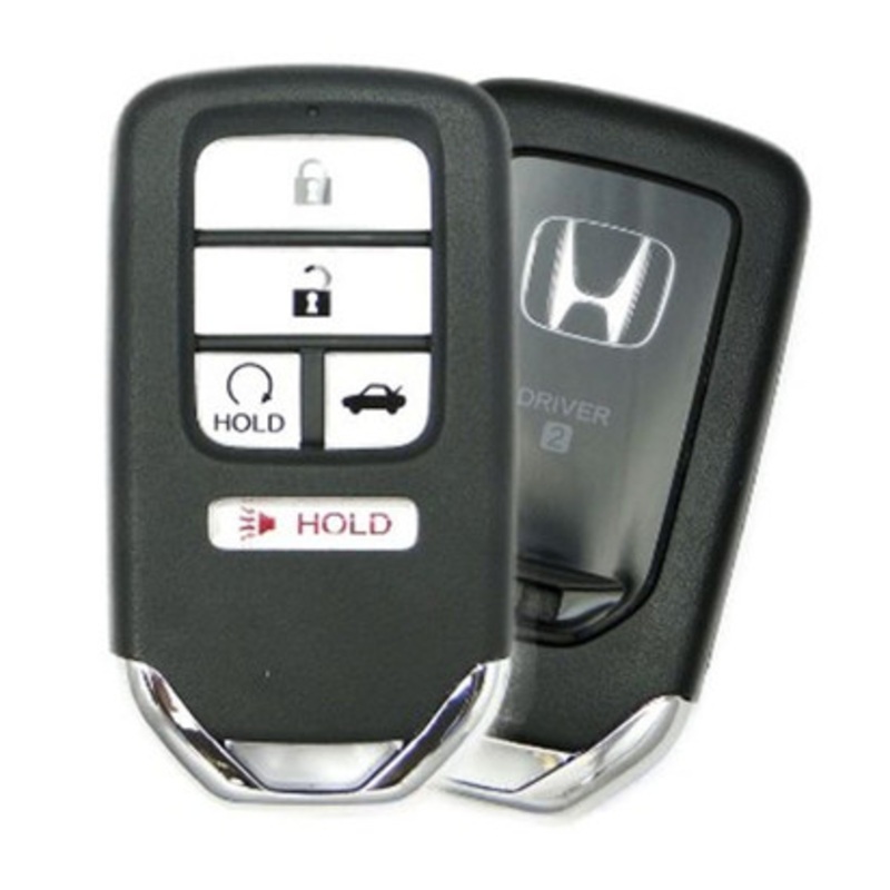 Honda 5 Button Driver 2 Smart Key CWTWB1G0090, 72147-TVA-A32, 433 MHz – Refurbished, Grade A