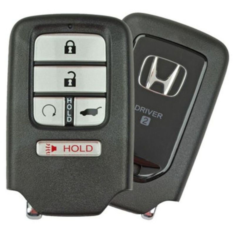Honda 5 Button Driver 2 Smart Key KR5T44, 72147-TG7-A91, 433 MHz – Refurbished, Grade A