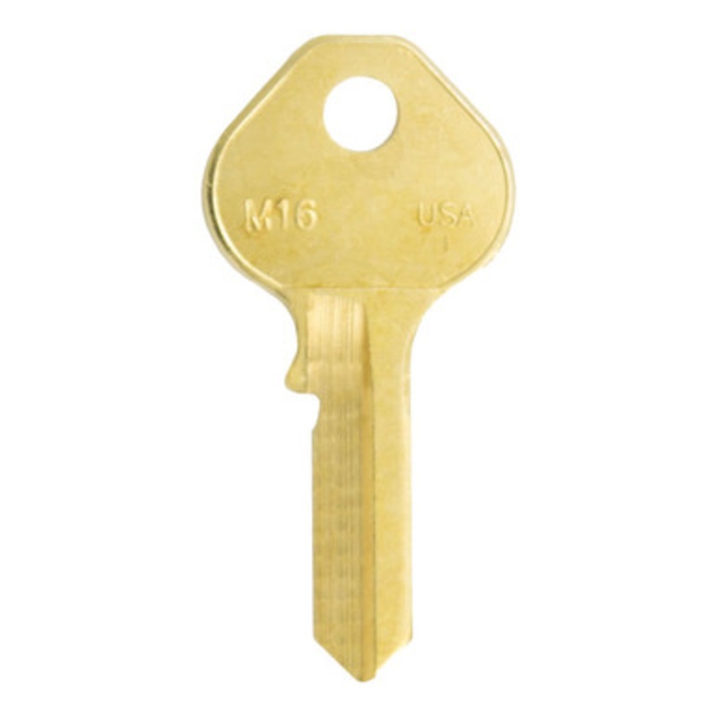 ILCO M16 M27 fit Master Padlock Key Blank – Brass – 50 Pack