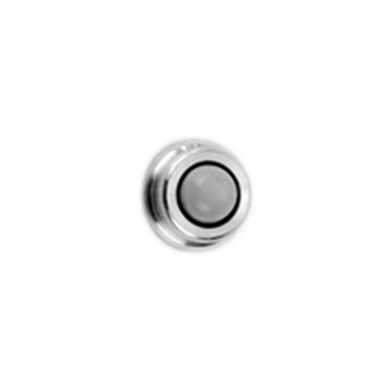 DON-JO Brass Wall Bumper 1400 Convex Satin Chrome – US26D